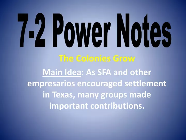 7 2 power notes
