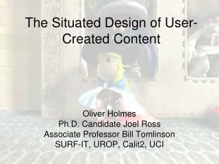 The Situated Design of User-Created Content