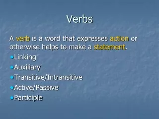 Verbs