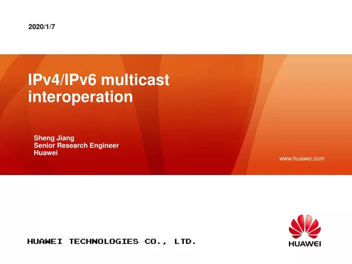ipv4 ipv6 multicast interoperation