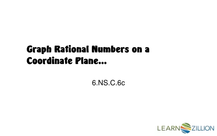 graph rational numbers on a coordinate plane