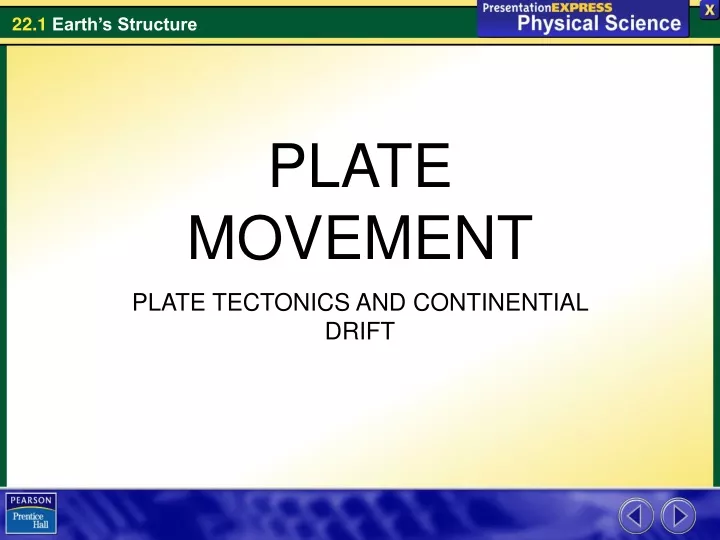 plate movement