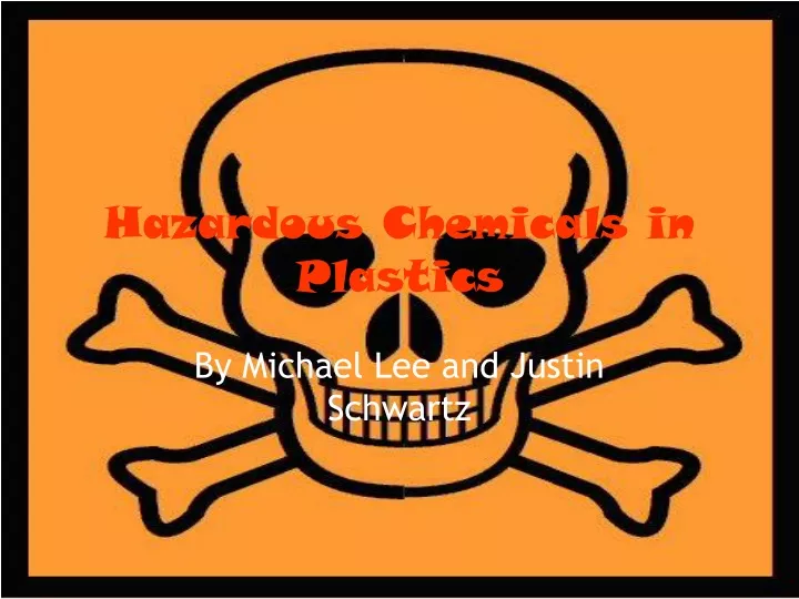 hazardous chemicals in plastics