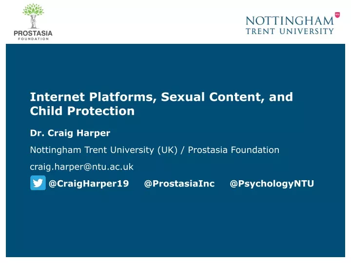 internet platforms sexual content and child protection