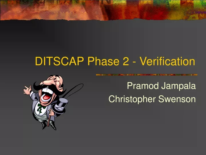 ditscap phase 2 verification