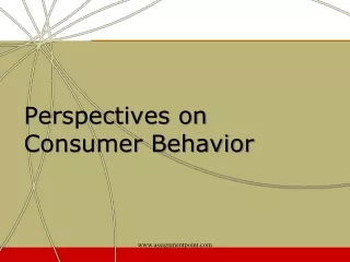 Perspectives on Consumer Behavior