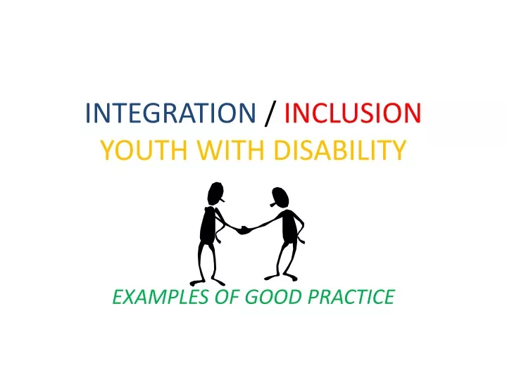 integration inclusion youth with disability