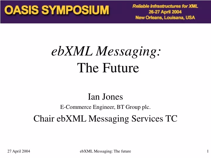 ebxml messaging the future