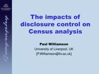 The impacts of disclosure control on Census analysis