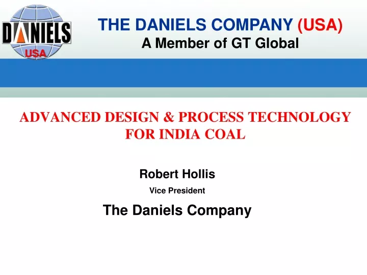 advanced design process technology for india coal