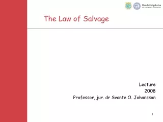 The Law of Salvage
