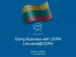 Doing Business with CERN Lithuania@CERN