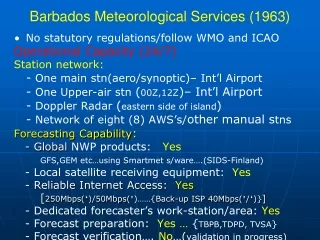 Barbados Meteorological Services (1963)