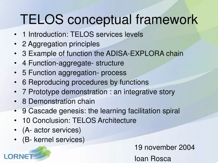 telos conceptual framework