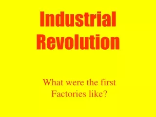 Industrial Revolution