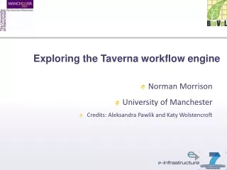 Exploring the Taverna workflow engine