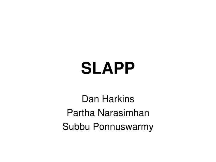 slapp
