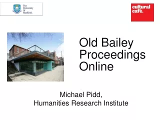 Old Bailey Proceedings Online