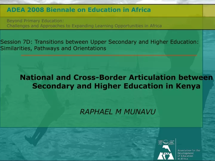 adea 2008 biennale on education in africa beyond