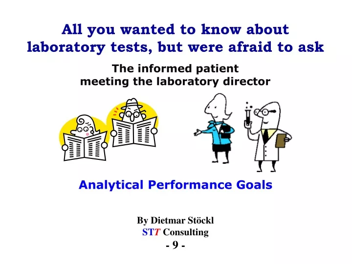 all you wanted to know about laboratory tests