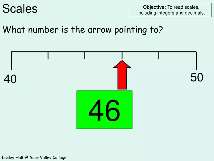 what number is the arrow pointing to