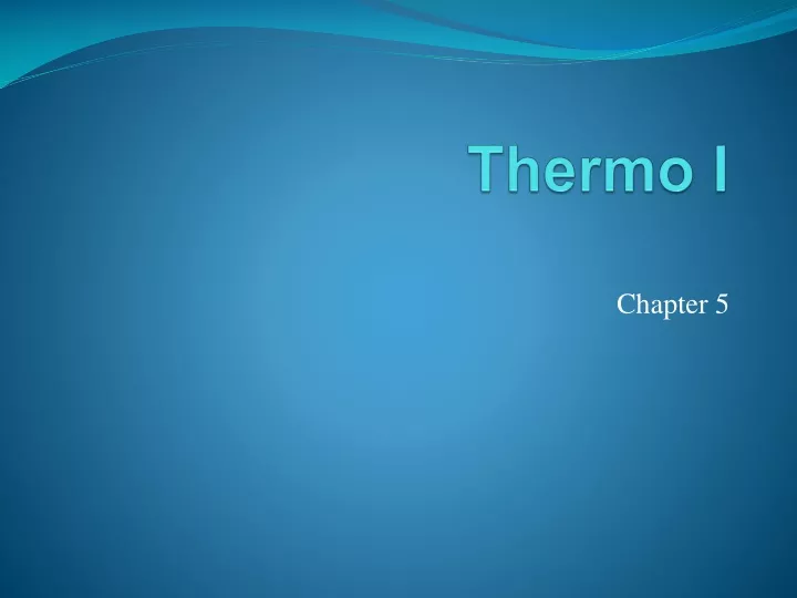 thermo i