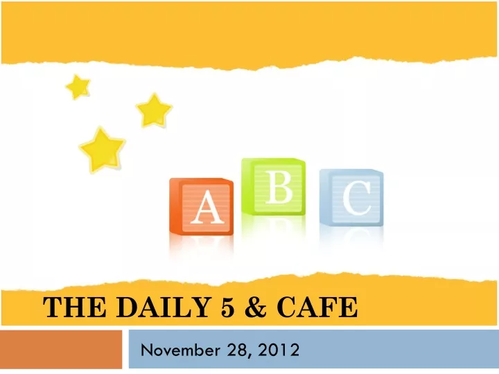 the daily 5 cafe