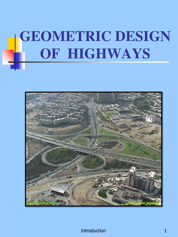geometric design of highways