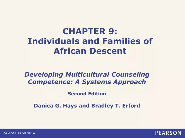 chapter 9 individuals and families of african descent