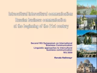 Second WU Symposium on International Business Communication