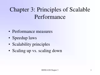 Chapter 3: Principles of Scalable Performance