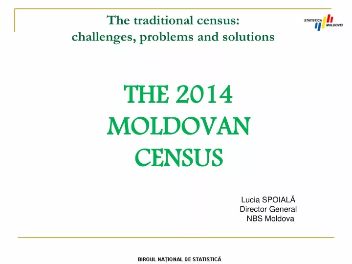the traditional census challenges problems and solutions