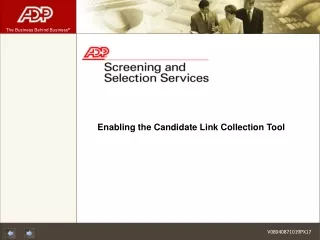 Enabling the Candidate Link Collection Tool