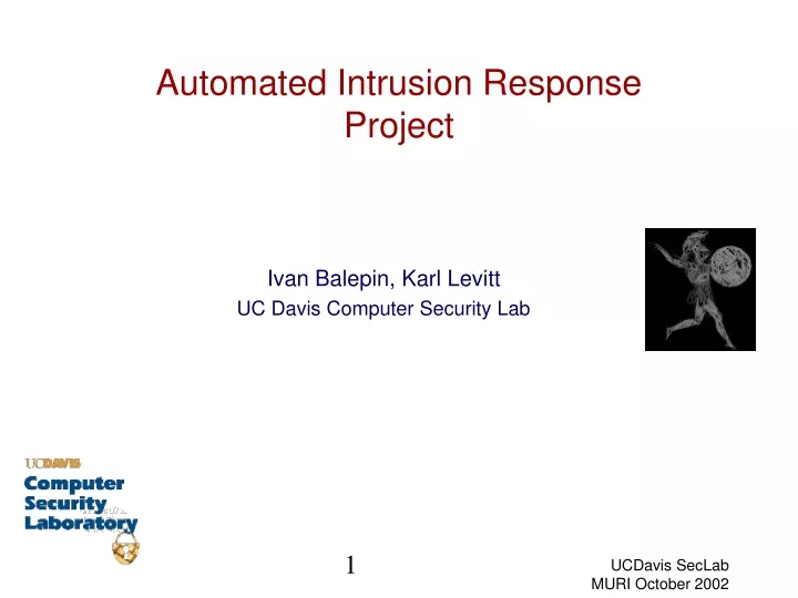 automated intrusion response project