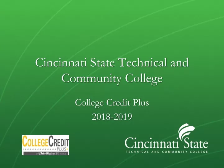 cincinnati state technical and community college