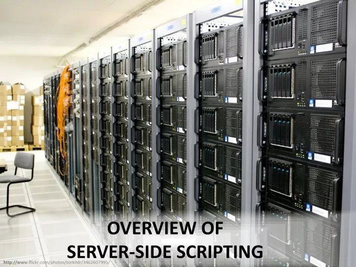 overview of server side scripting
