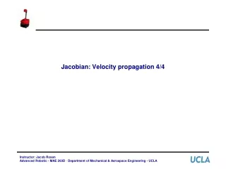 Jacobian: Velocity propagation 4/4