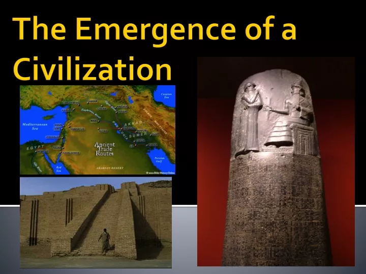 the emergence of a civilization