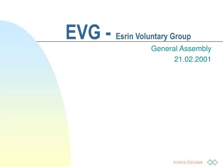 evg esrin voluntary group