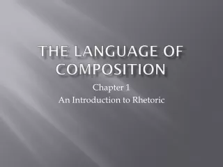 The Language of Composition