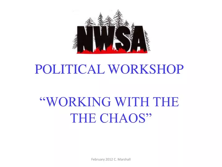 political workshop working with the the chaos