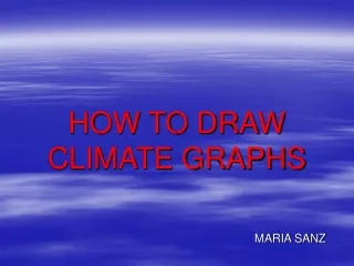 HOW TO DRAW CLIMATE GRAPHS