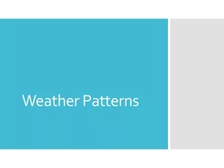 Weather Patterns