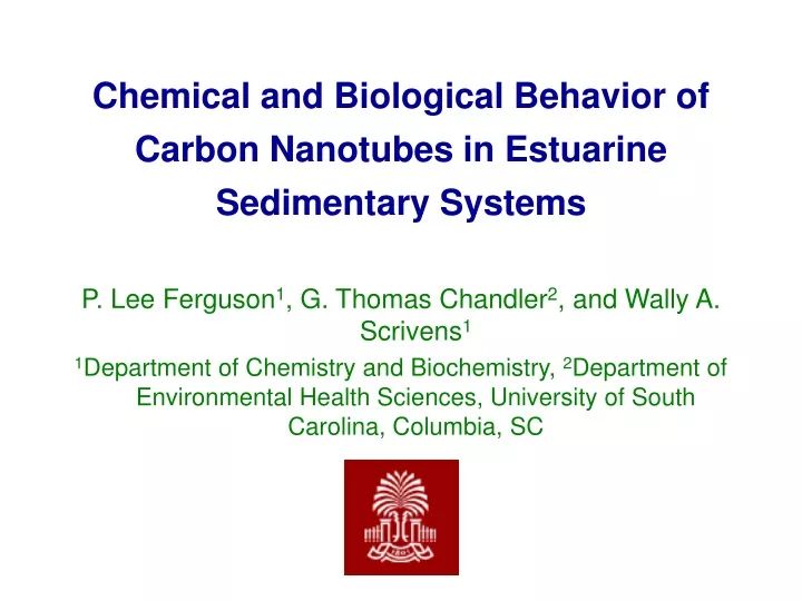 chemical and biological behavior of carbon