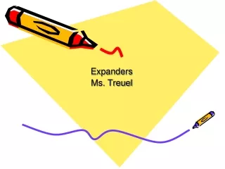 Expanders  Ms. Treuel