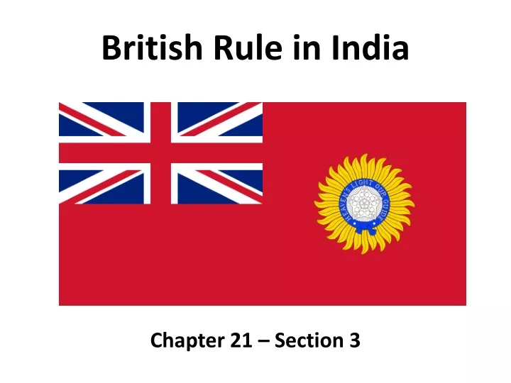 british rule in india