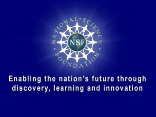 NSF Draft Strategic Plan for Data, Data Analysis, and Visualization