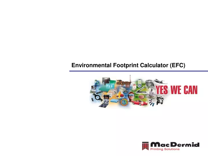 environmental footprint calculator efc