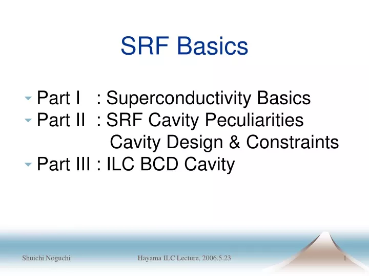 srf basics