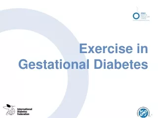 Exercise in Gestational Diabetes